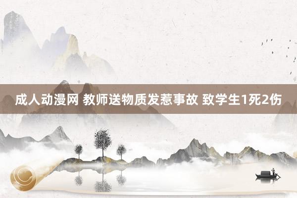 成人动漫网 教师送物质发惹事故 致学生1死2伤